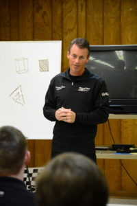 Clay shared several inspirational stories with the group. 
